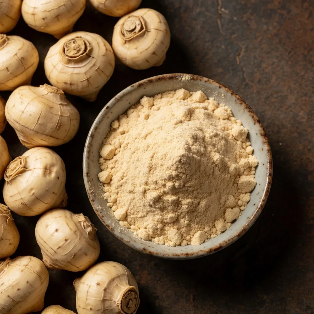 Maca root and powder